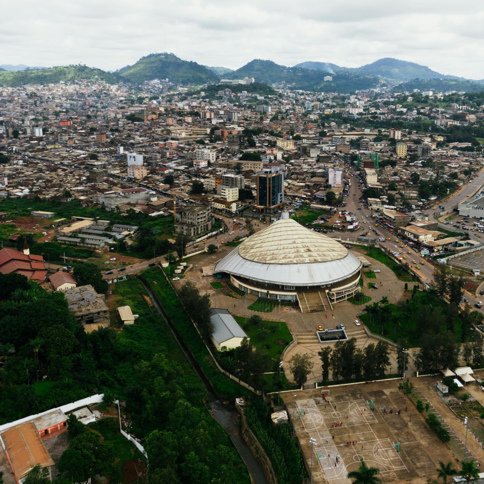 Vue panoramique Yaoundé